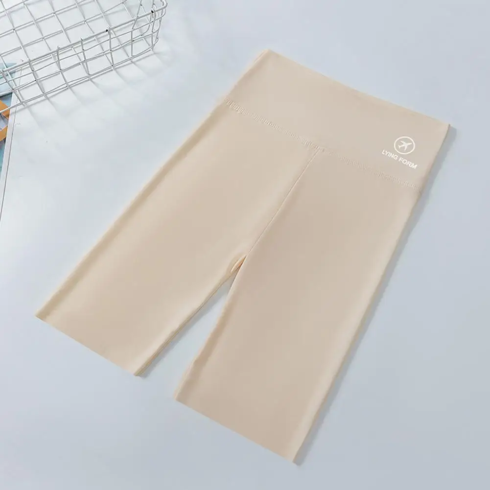 Pantaloncini da Yoga per Fitness all'aperto da donna estivi indossano pantaloni a vita alta in seta di ghiaccio pantaloni da equitazione esercizio Shark Safety Leggi a cinque punti K3E3