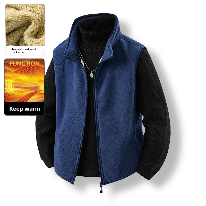 سترة بسيطة بياقة واقفة كاجوال وعصرية بلون سادة سترة مبطنة بالقطن دافئة للخريف والشتاء في الهواء الطلق سترة قطنية #6