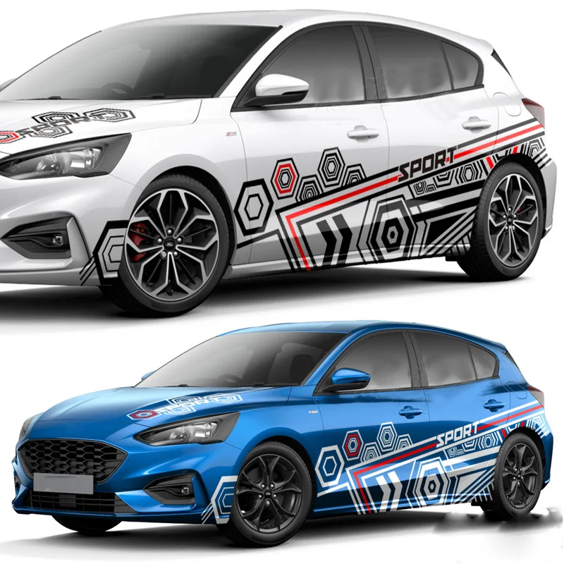 Car Stickers Voiture Accessories Acessorios Para Carro for Ford Focus ST  Fiesta ST3 Trend Titanium Vignale Active ST-Line Kuga