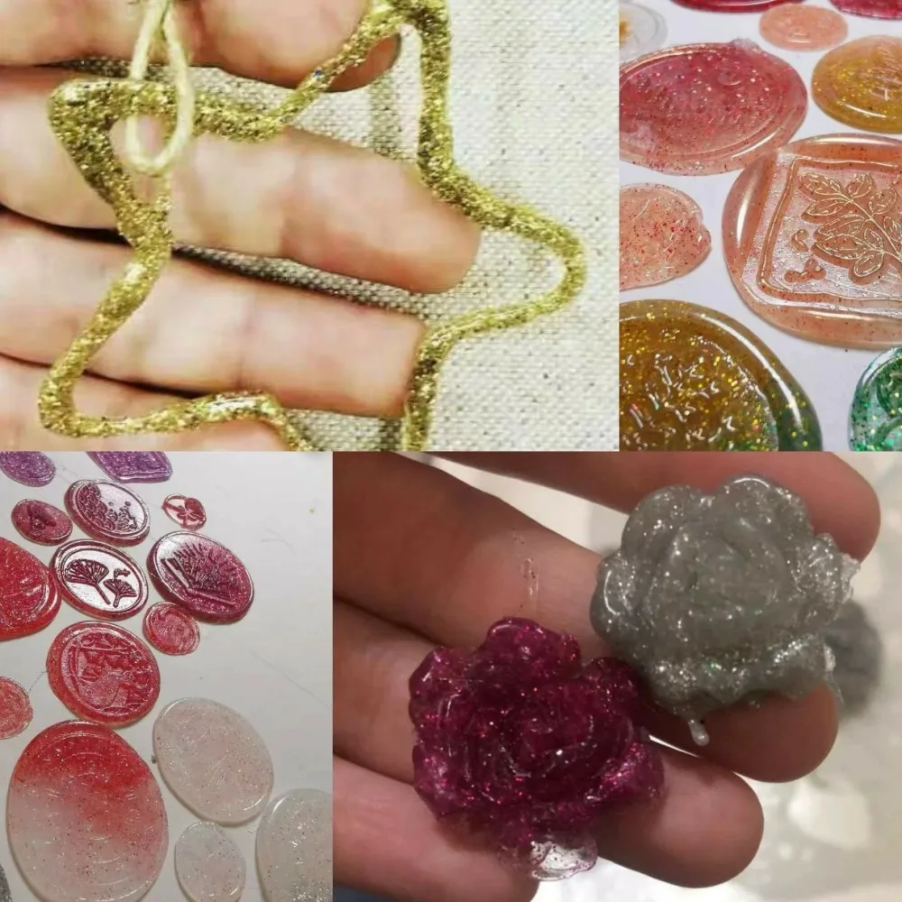 20Pcs/lot Flash Color hot melt adhesive stick Glitter Fluorescence High viscosity hot melt adhesive strip DIY Handmade