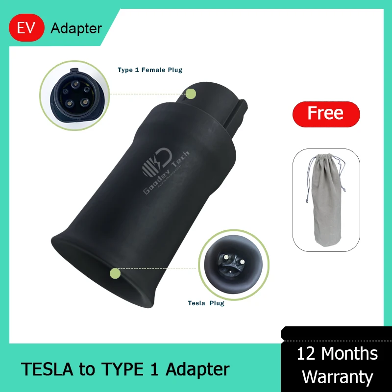 Connecteur de chargeur de voiture électrique pour véhicules électriques, placement vers type 1, adaptateur EV, 48A, 50A, 250 V, SAE J1772 Type 1, chargement, offre spéciale