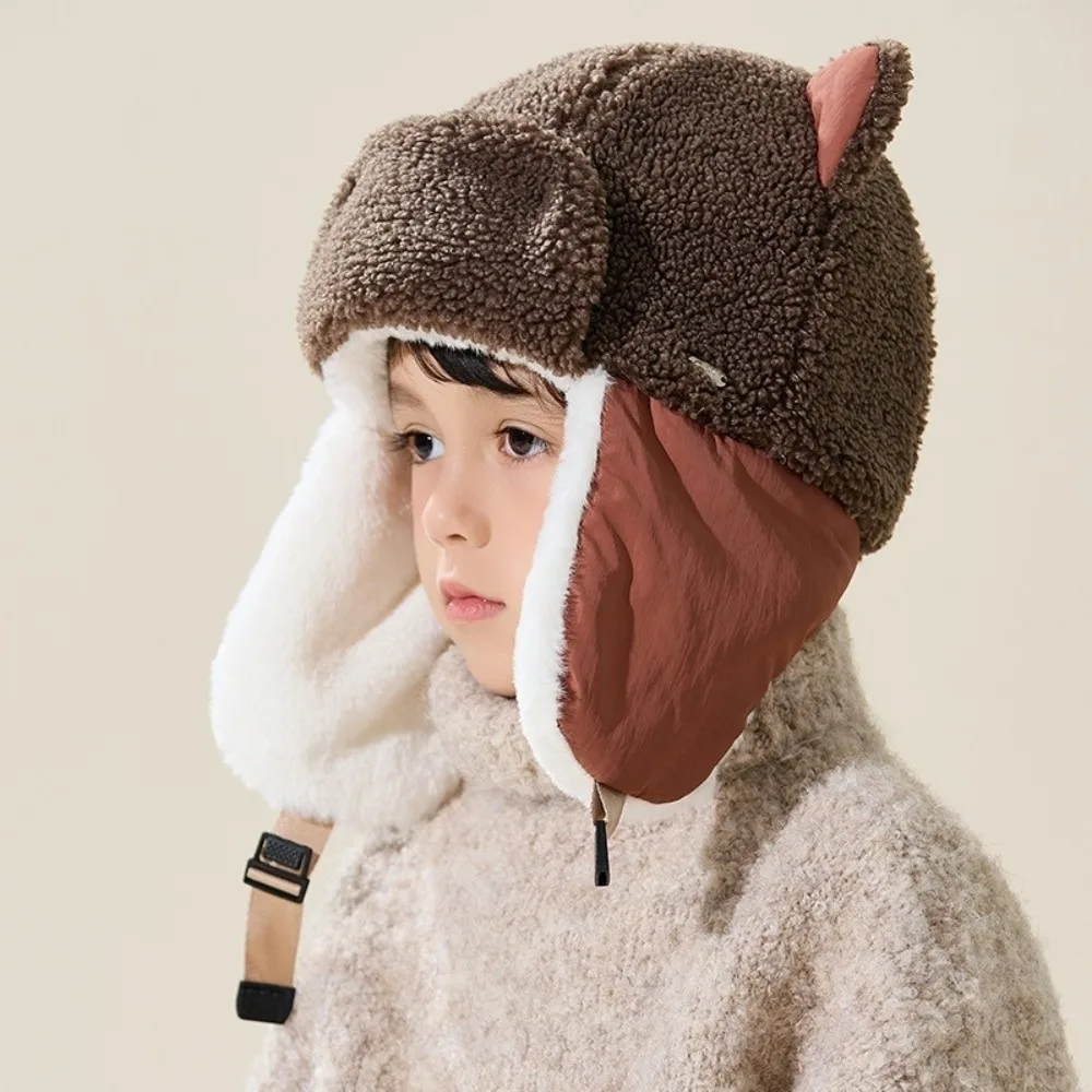 

Новая теплая шапка пилота, ветрозащитная, холодостойкая, шапка Лей Фэн, пуловер, женская кепка