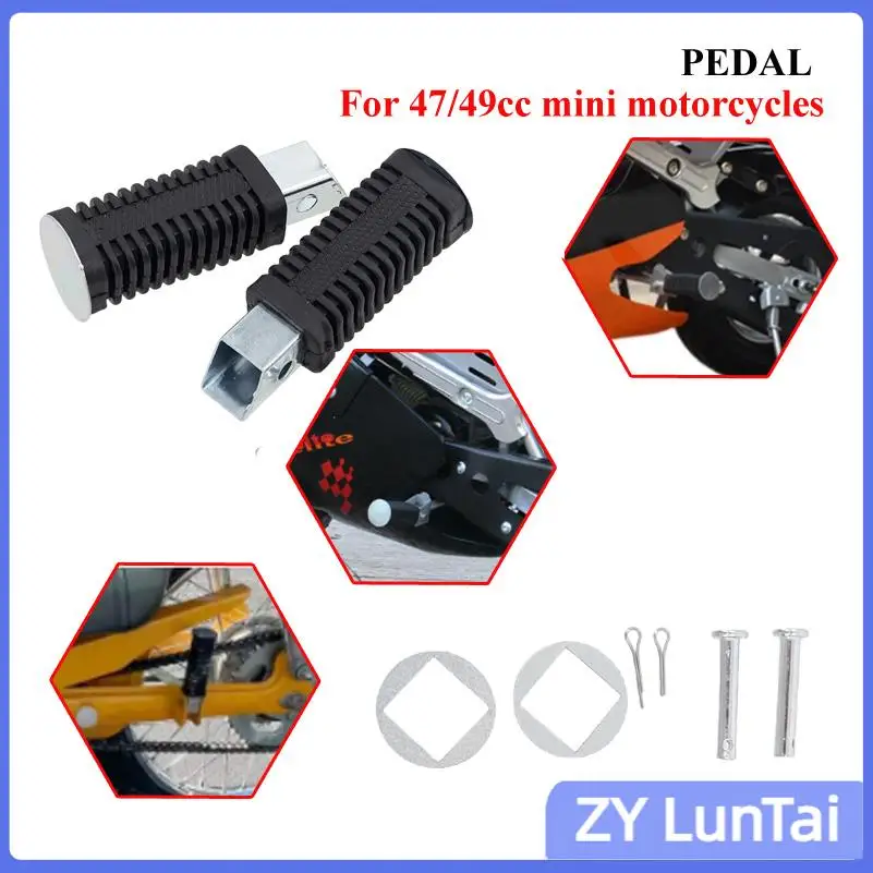 

Motorbike Foot Pegs Rest - Universal Design for 47cc 49cc Mini Motor, Pocket Dirt Pit Bike, Rider Comfort Priority