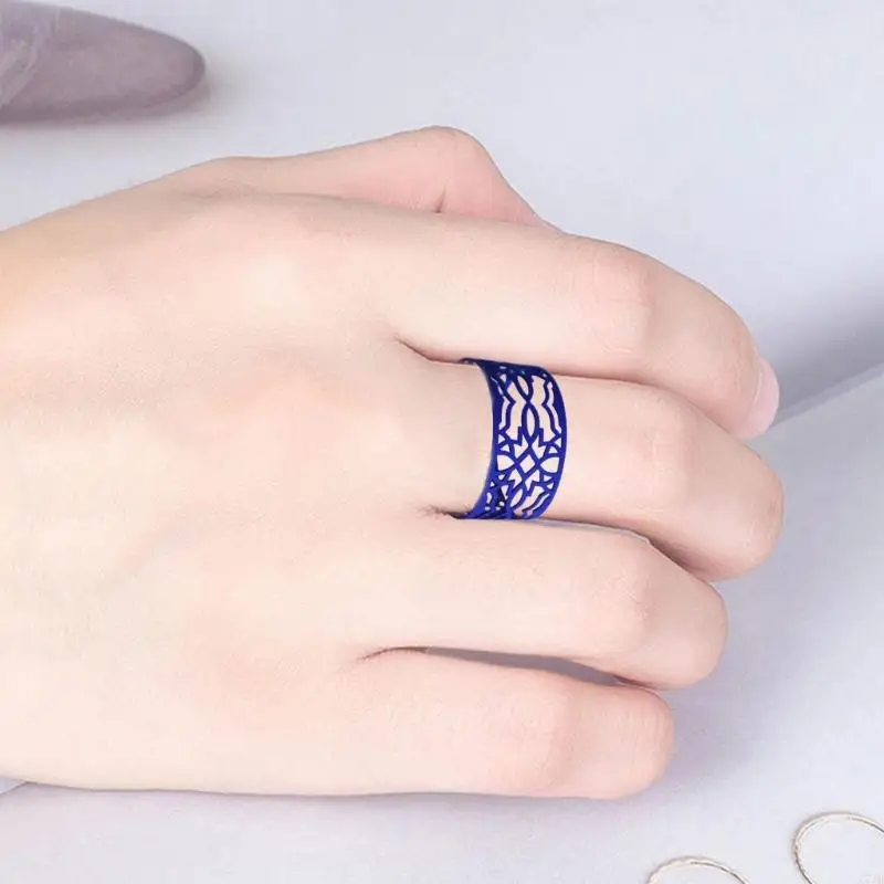 Dark blue Iron Bangle Adjustable Design For And Making A Fashion Statement At Social