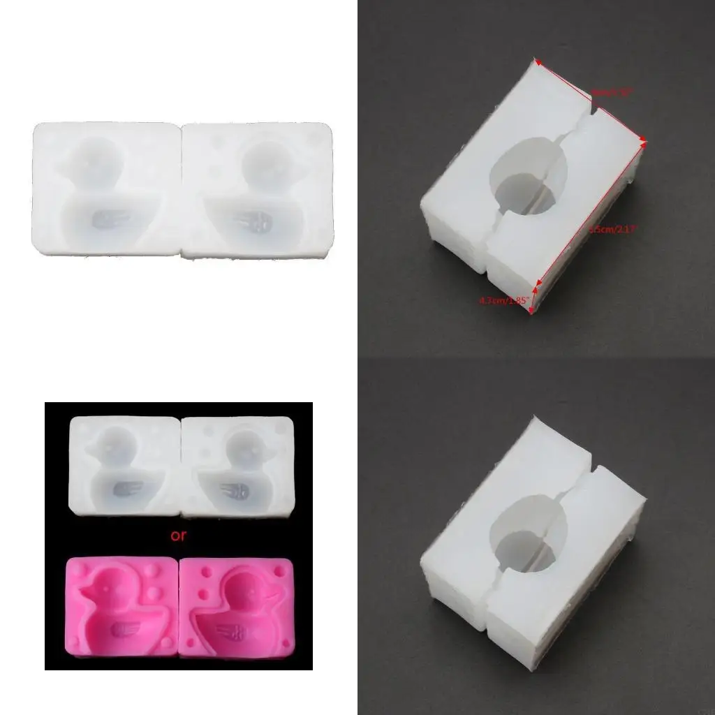 

3D Duck Pendant Liquid Silicone Mold Epoxy Resin Jewelry Making Mold Craft Tool