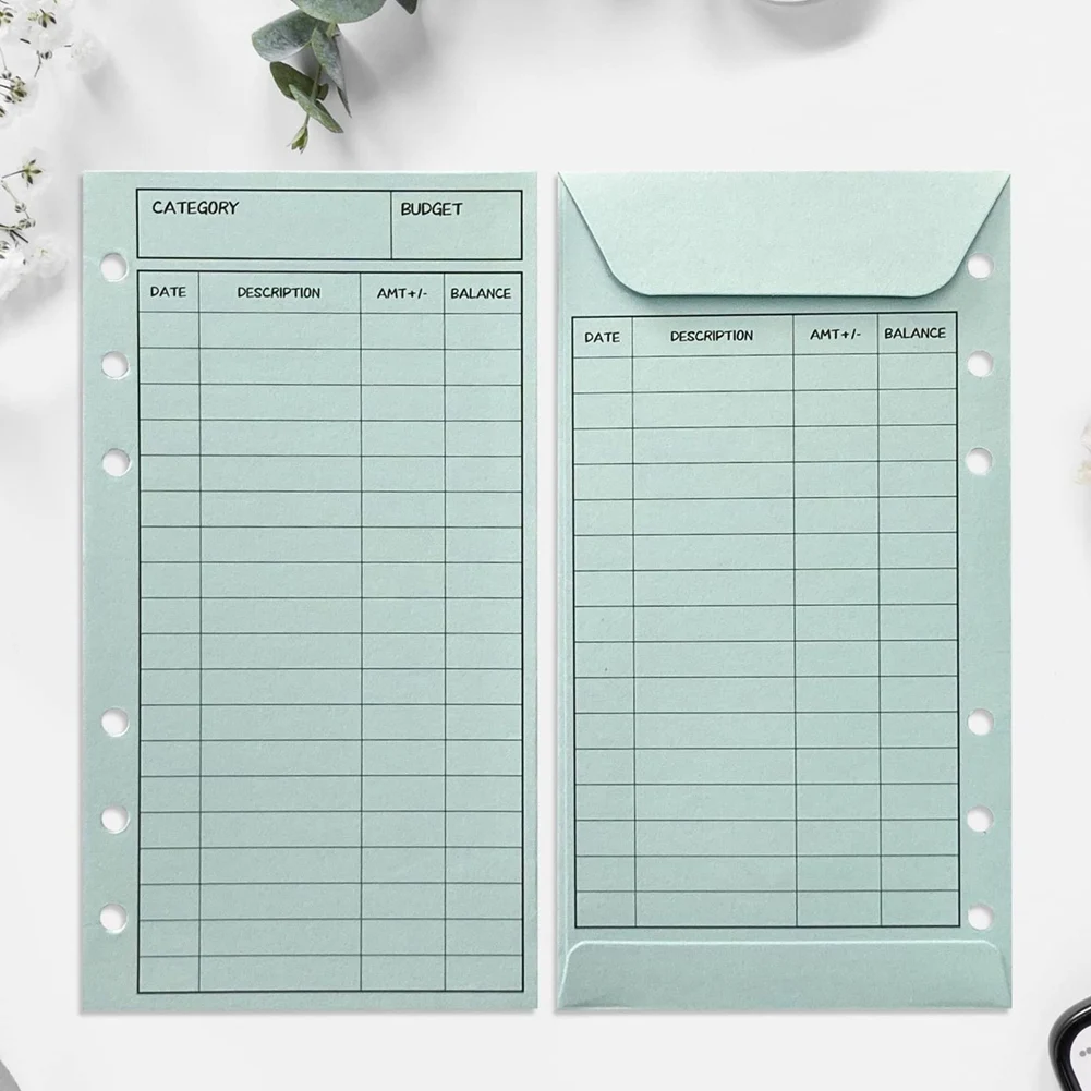 ABJG-36 Pcs Expense Tracker Budget Sheet Cash Envelopes Money Envelope for Tracking Budget Money