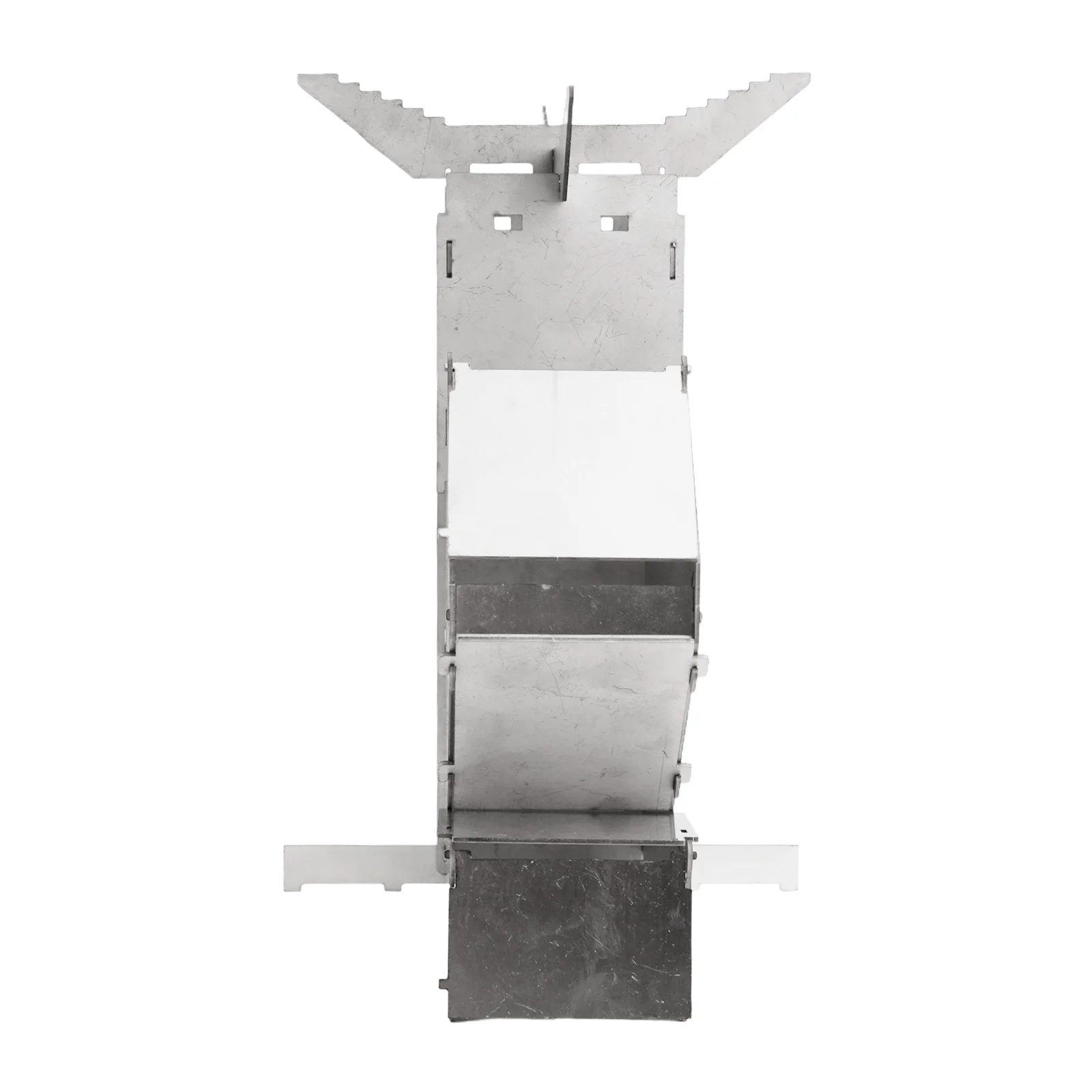 For Rocket Foldable Wood Stove for Camping and Situations Using Natural Fuels Like Dry Branches and Leaves For