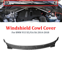 51717292396 For 2014-2018 BMW F15 X5, F16 X6 Body Kits Windshield Wiper Vent Cowl Grill Panel Front Water Guide Plate