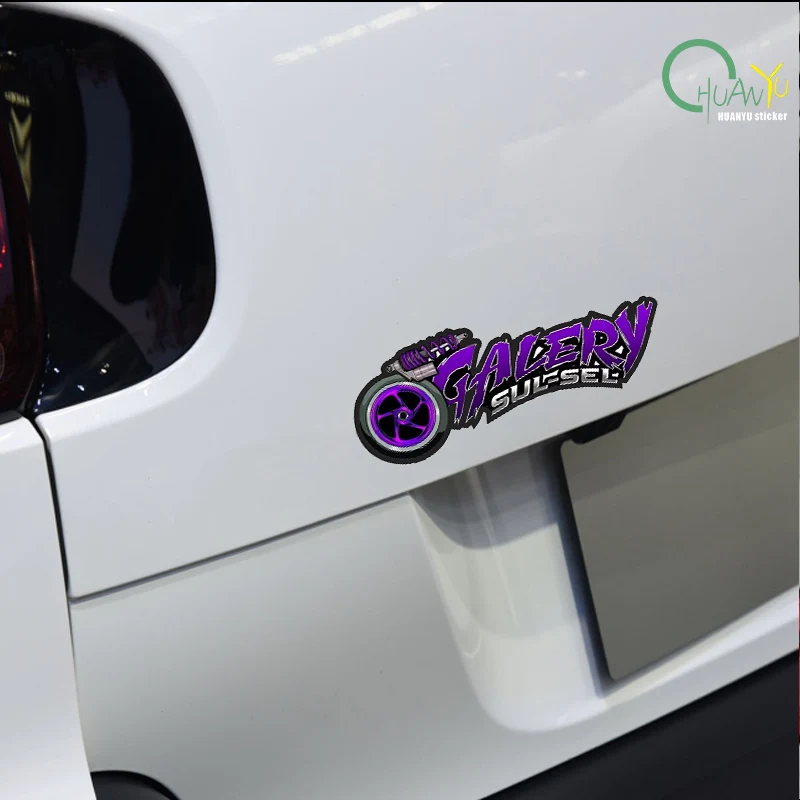 GACERV SULFSEL engine turbo car sticker racing motorcycle scratch decoration sticker