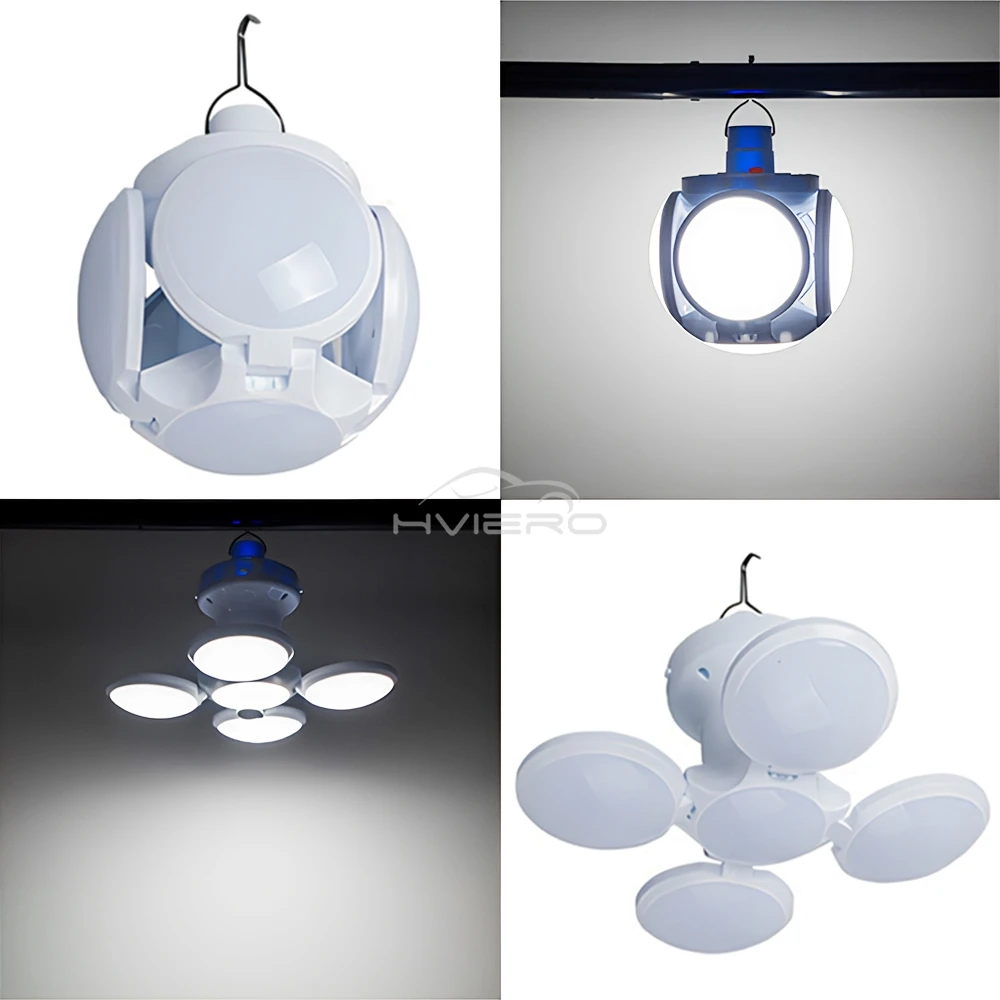 Solar Football Light LED Folding USB Charging Hang Lamp Night Market Stall Lighting Home Emergency Power Outage Outdoor Camping