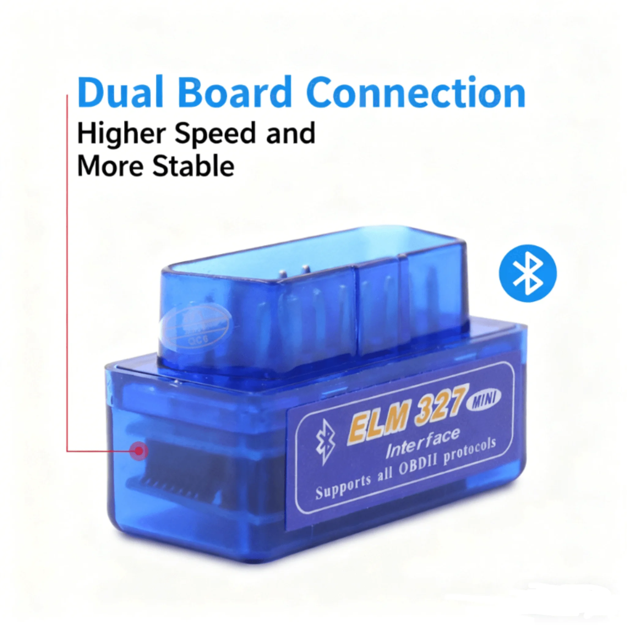 Mini ELM327 متوافق مع بلوتوث V1.5 لنظام Android IOS ELM 327 B02 V1.5 Obd obd2 ماسح ضوئي للسيارة