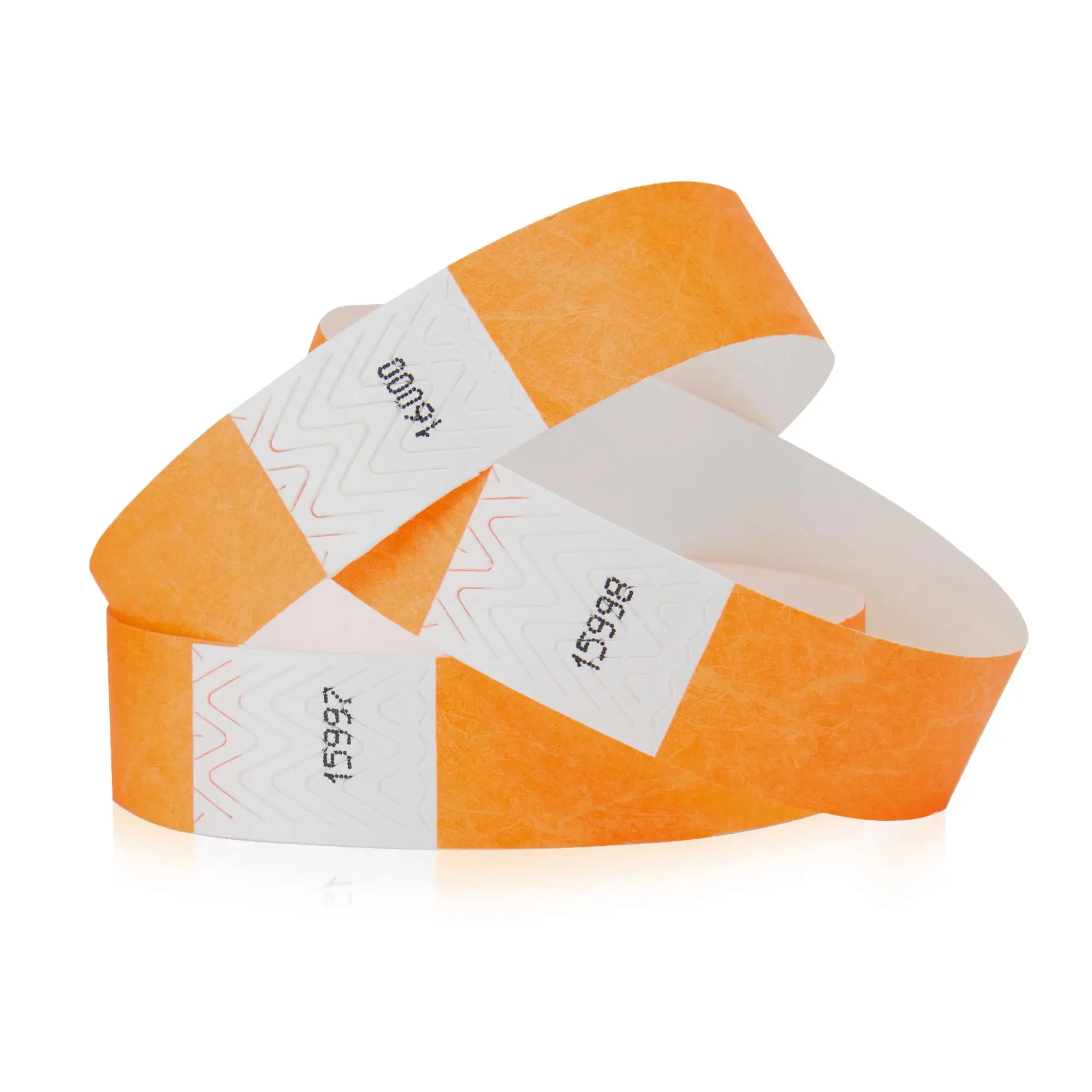 Disposable Tear-Resistant Paper ID Bracelet Adjustable for Party Amusement Park Festival Concert Entrance Sign