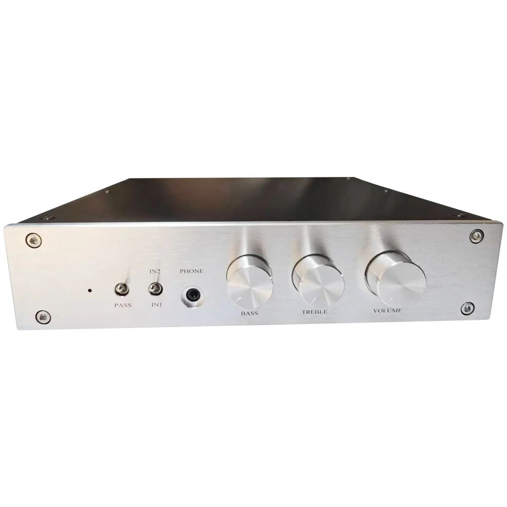 

SUNBUCK AV2 HiFi 2-channel input tone preamp with direct amp DIY ALPS27 OPA2604 op amp bile flavor Preamplifier Amplifier