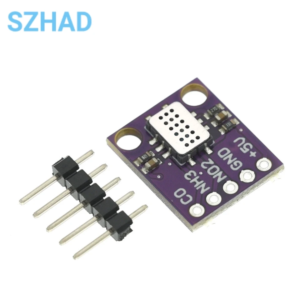 MICS-6814 Air Quality Sensor Module for CO VOC NH3 Nitrogen Oxygen Gas Detection