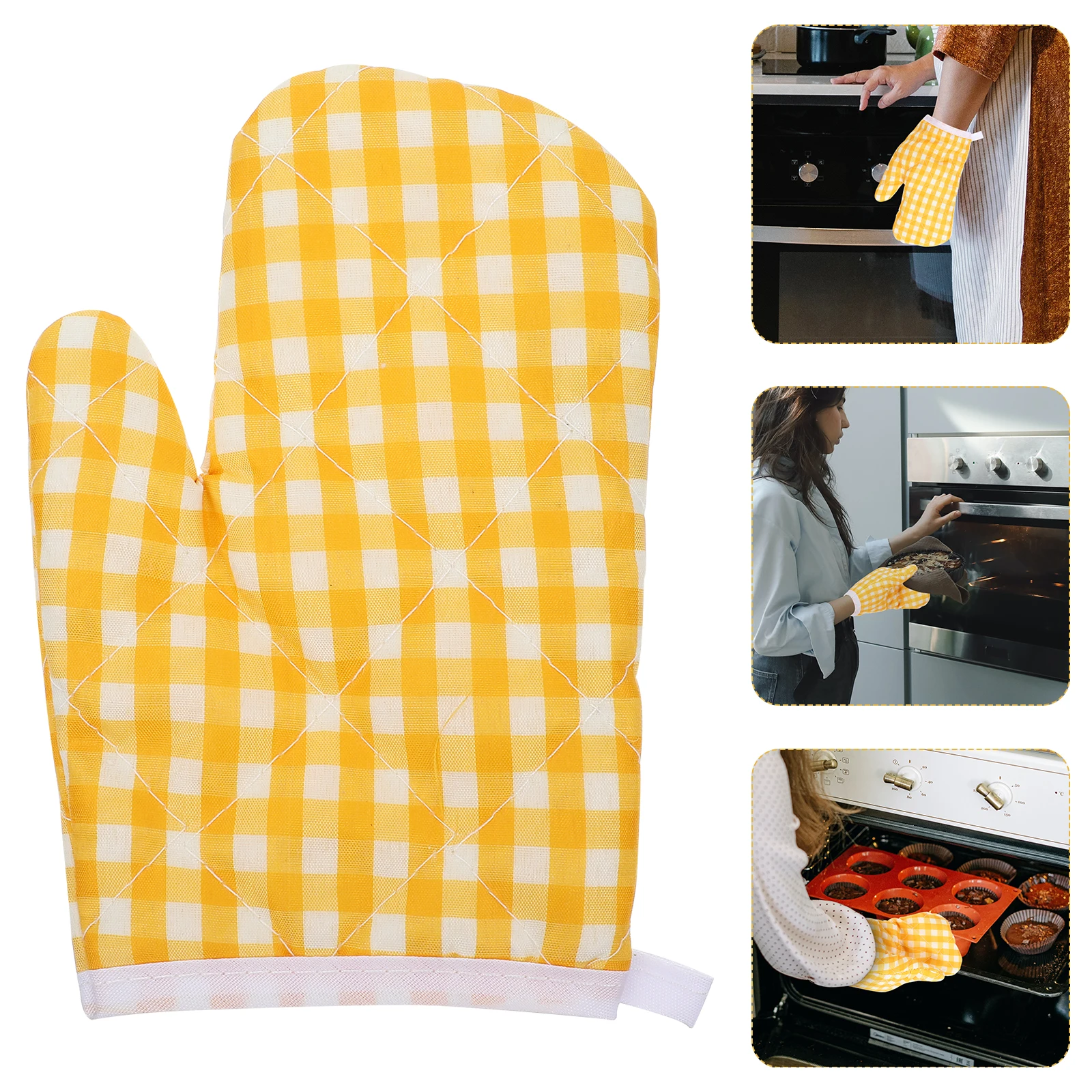 

1pcs Kids Oven Heat-Resistant Children Microwave Mitt Adorable Baking Glove Washable Kitchen Cooking Glove For Home Outdoor Use