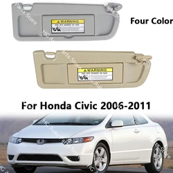 83230-SNA-A01ZB For Honda Civic 2006 2007 2008 2009 2010 2011 Left Driver and Right Passenger Side Sun Visors Four Color