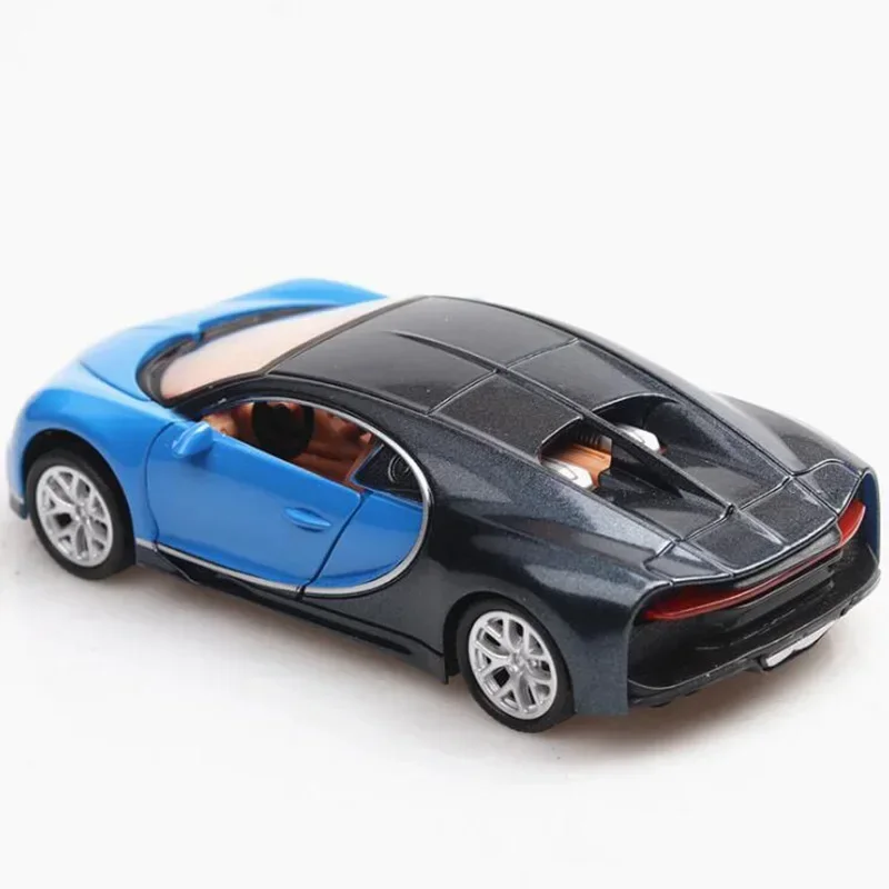 1:36 Bugatti Chiron Scale Toy Metal Alloy Sports Car Diecasts Vehicles Model Miniature Toys For Children Kids Collection