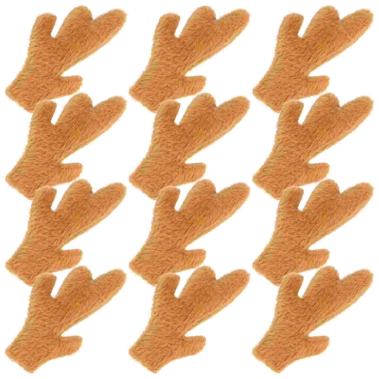 25 Pcs Head Bands Plush Three-dimensional Dragon Horn for Headdress Making Clothing Hairband Coffee DIY Accessories Materials