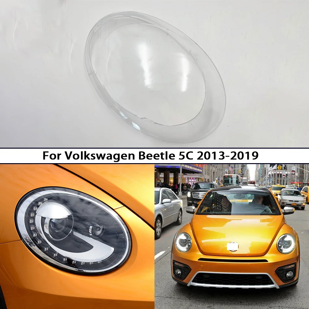 

Прозрачный корпус фары для VW Volkswagen Beetle 2013-2019, замена оригинальной защитной крышки линзы фары
