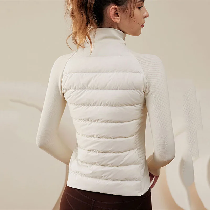 Light and Thin Down Cotton Coat for Women 2025 New Thin Design Windproof Warm Autumn Winter Cotton Jacket Outdoor Sports Jacket