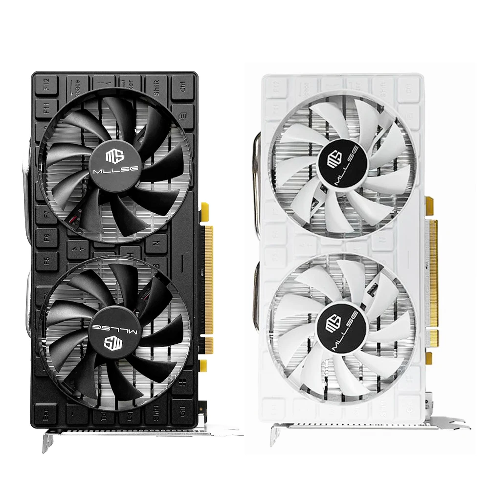 بطاقة رسومات الألعاب MLLSE AMD RX 580 8 Go 2048SP GDDR5 بت 6 دبابيس PCI Express × 16 وحدة معالجة الرسومات radoon rx580 8g