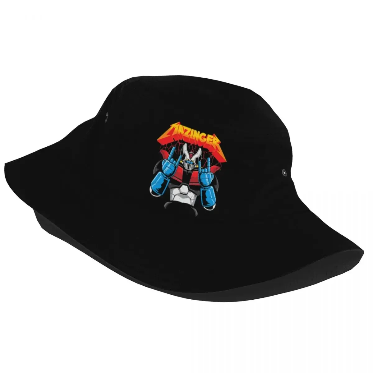 Z Grendizer Bucket Hat for Teen Summer Goldorak Actarus Sun Hats Streetwear Packable for Hiking Fishing Hat Panamka