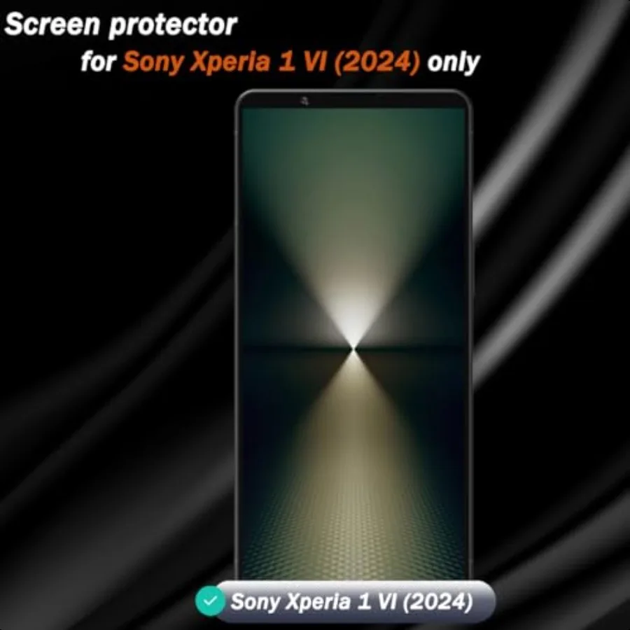 Confezione da 3 + 2 pezzi in vetro temperato per Sony Xperia 1 VI 2024 protezione schermo con protezione per obiettivo fotocamera 9H Hardn HD custodia in pellicola trasparente Frien