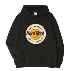 Hard Rock Cafe Hoodie Unisex Long Sleeve Tops