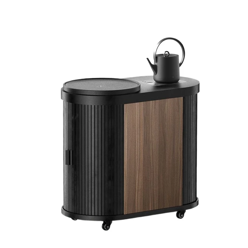 

T10 removable home office tea table solid wood making machine, boiling water to make coffee table