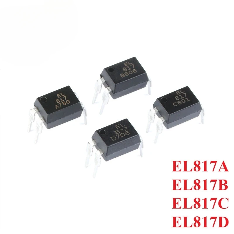 10 pcs/lot pc817 el817 817 el817a el817b el817c el817d dip-4 pc817 pc817b pc817d IC optocoupler New Original Chip