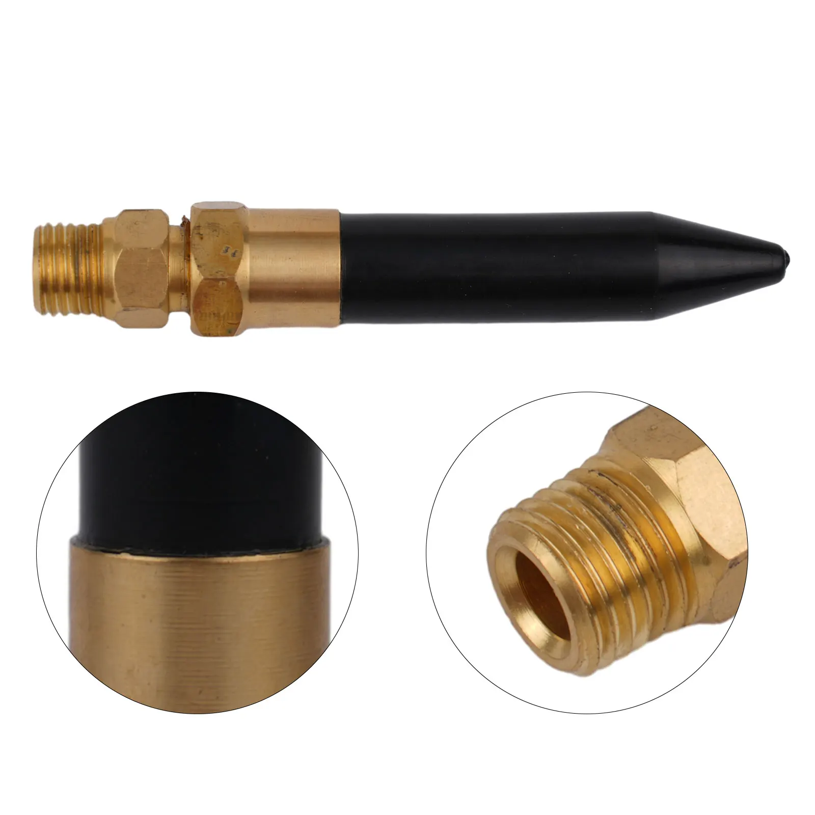 Gas Nozzle for Helium Balloon Inflation, Brass Rubber Tilt Valve, 15MPa Maximum Inlet Pressure, NPT1/4 18 Thread