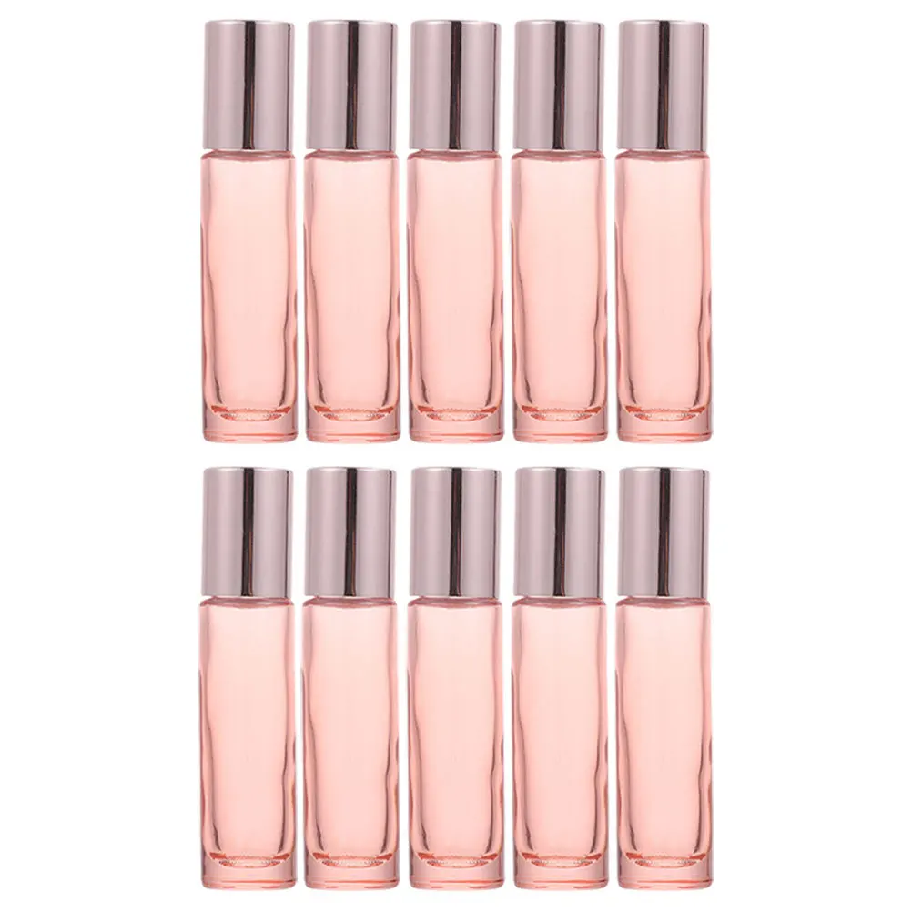 

10Pcs Essential Oil Roll on Bottles 5Ml Portable Travel Roller Bottles Small Glass Perfume Refillable Containers