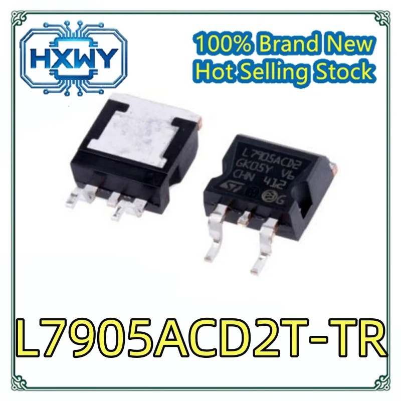 

(5/50 pcs) L7905ACD2T-TR L7905ACD2T TO263 Voltage Regulator Imported IC Chip Brand New Original