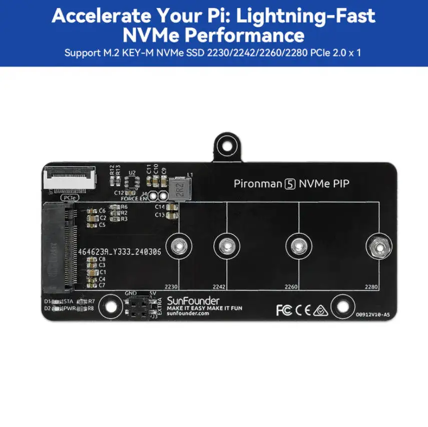 Pironman 5 NVMe M.2 SSD PCIe Mini PC Case for Raspberry Pi 5 (EN/DE/JP Online Documents）