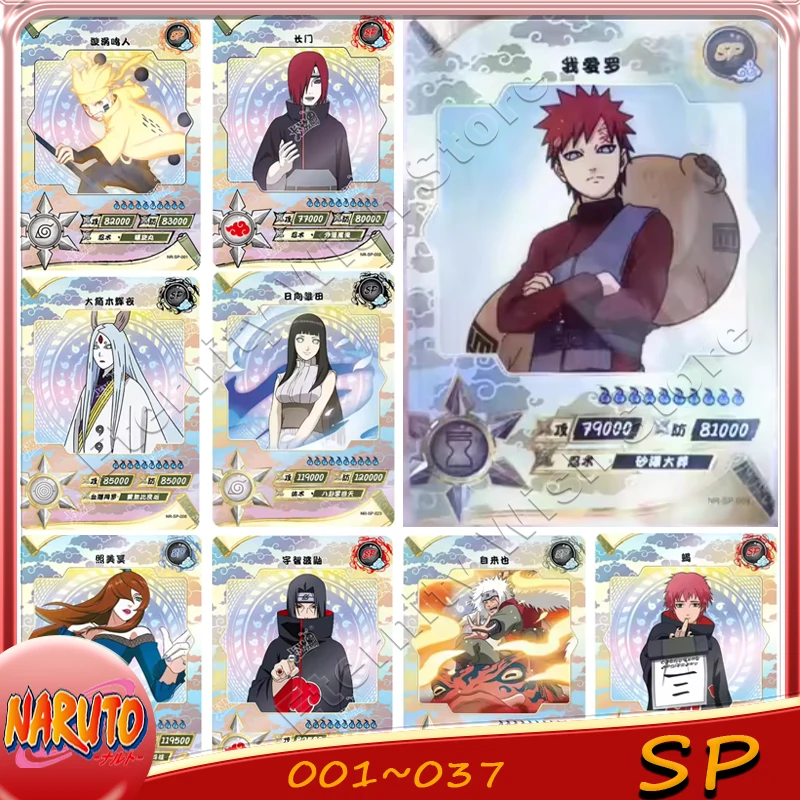 

KAYOU Anime Naruto Rare SP Card Array Chapter Tour Complete Works Tsunade Sasuke Collection Cards Full Range Uzumaki Hinata