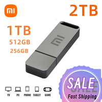 New 2TB 1TB Xiaomi Metal Flash Drive Thumbdrive Pendrive 256GB 512GB Waterproof U Disk Keyrings Can Be Fastened Memoria Usb