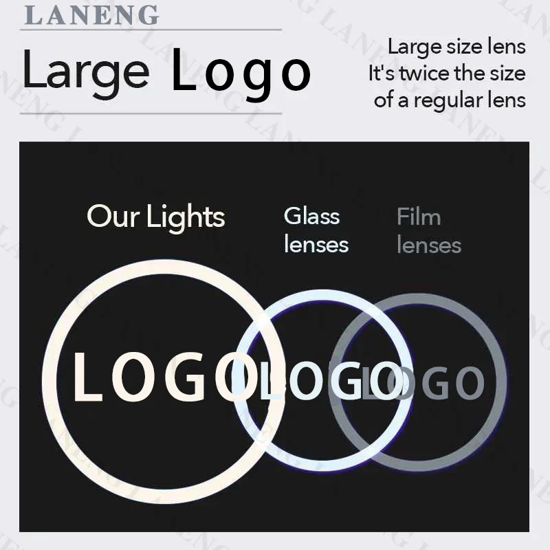 Для Tesla Model Y 3 S X Автомобильные двери Светодиодный проектор с логотипом HD Добро пожаловать Свет 3D Лазерный призрачный теневой свет Модель 3 Автомобильный свет