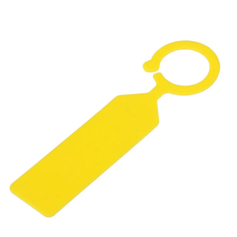 

100pcs Garden Plant Labels Yellow Pp 11*2.4Cm Weatherproof For Tree Branches Under 0.79" Nursery Greenhouse Tags Gardening Label