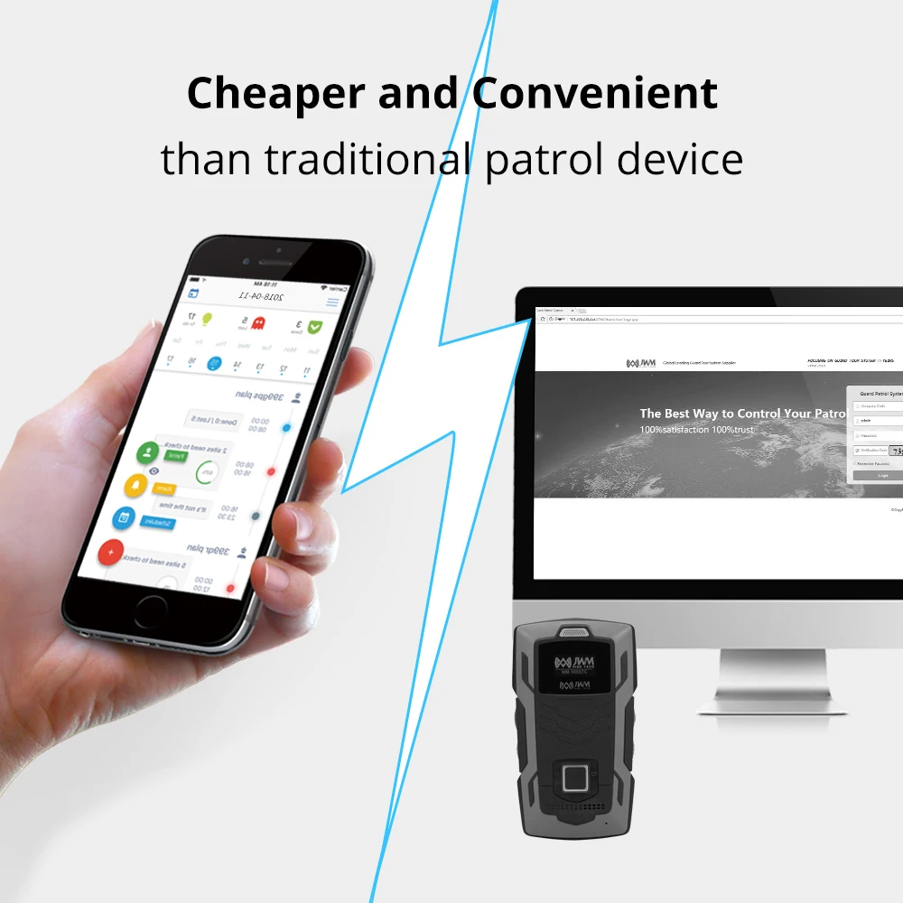 Wepatrol Guard Patrol App Barcode GPS Mobile Guard Tour System