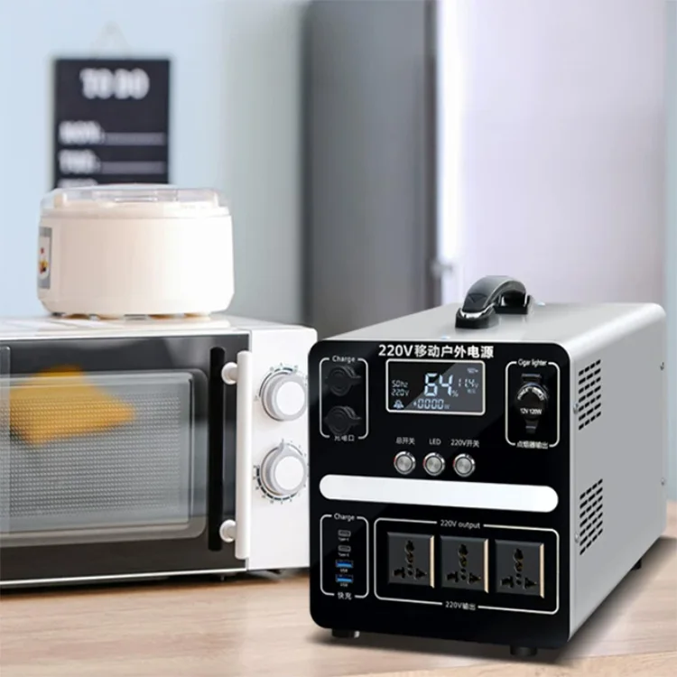 Lithium Iron Phosphate Outdoor Mobile Power Supply 220V Portable Large Capacity Portable Camping RV Mobile Battery