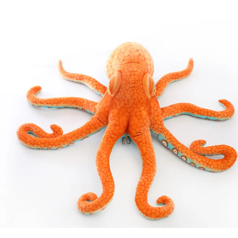 

Реалистичная большая кукла-осьминог, плюшевая игрушка-подушка, реальная жизнь, морская нижняя кукла-животное, реалистичный подарок-осьминог