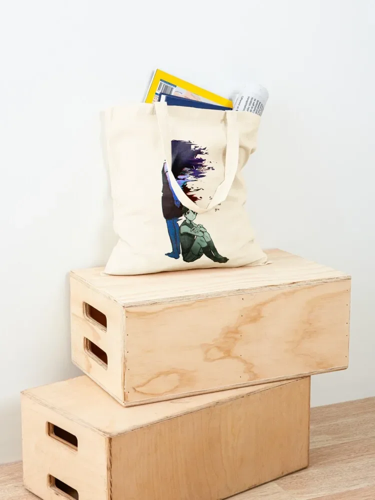 تي شيرت أوموري - بعض شيء وراءك فانارت - لعبة أوموري حقيبة يد للسيدات مخصصة حقيبة يد قماشية حقيبة يد حقائب امرأة 2025 #4