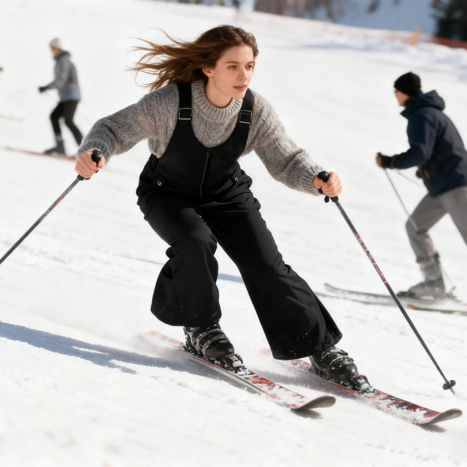 Bavaglini isolati per donna Pantaloni impermeabili antivento Tracolla regolabile Bavaglino da sci da donna per madre fidanzata Sci all'aperto