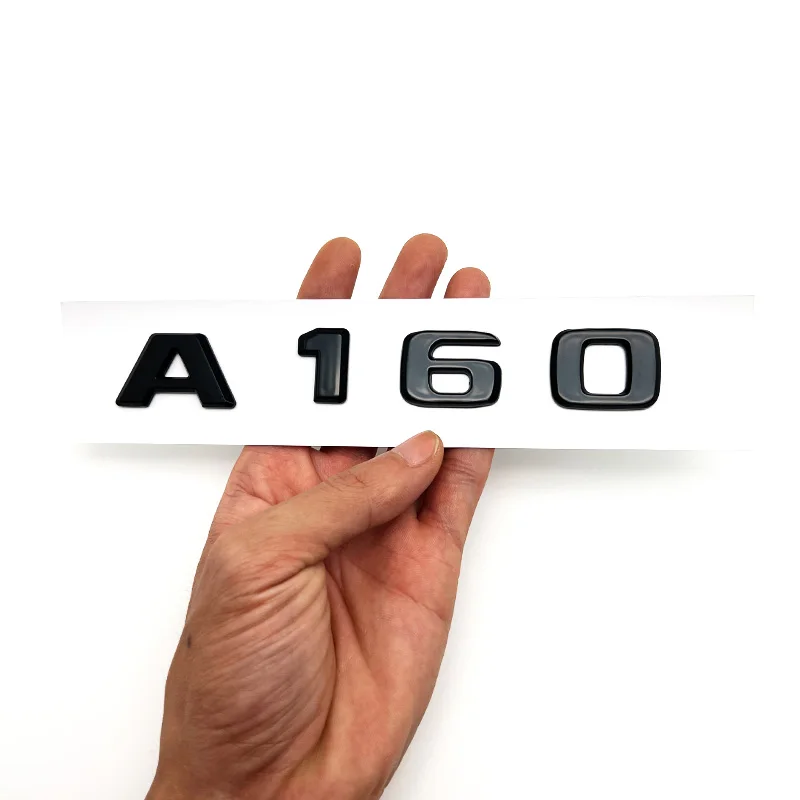 ثلاثية الأبعاد ABS أسود A35 A45 A160 A180 A200 A250 شعار رسائل 4MATIC شارة سيارة الخلفية ستار ملصق AMG شعار لمرسيدس بنز W176 W177
