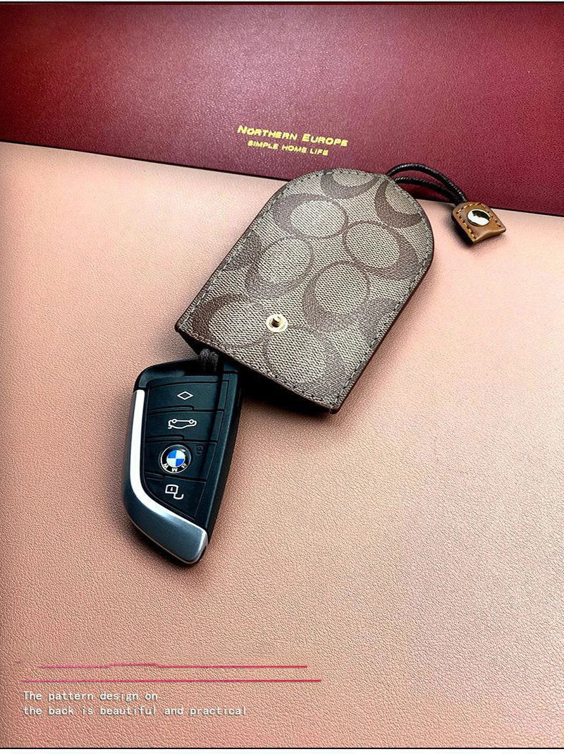 Fashion simple new men's and women's multi-function key bag 