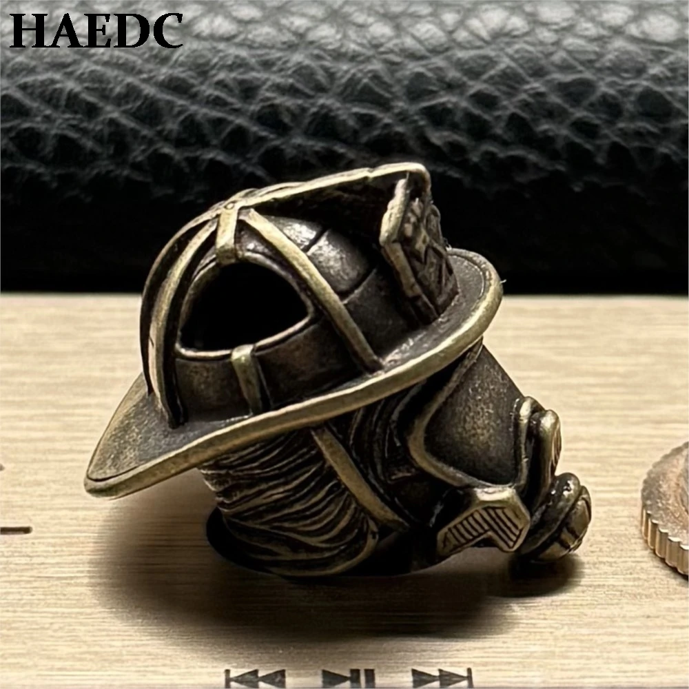 Brass Paracord Knife Lanyard Bead Durable Metal Pendant For EDC Knives Keys Tactical Gear Anti-Rust Men's Outdoor Tool