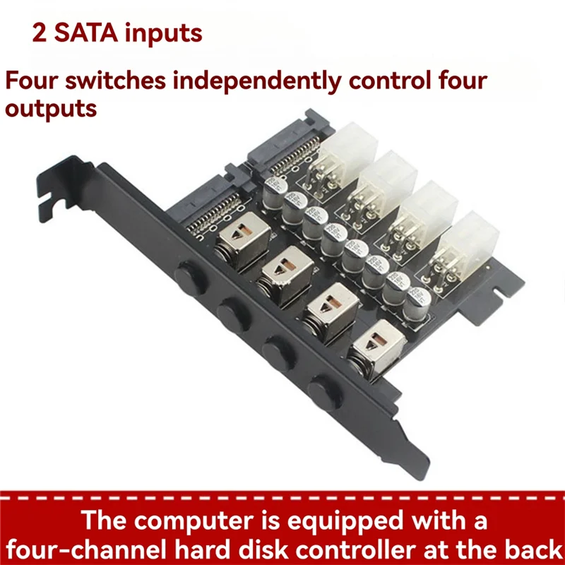 Superior-Power Saving PCI Expansion Card With SATA Cable Enhances PC Performance Dual Channel Hard Drive Controller