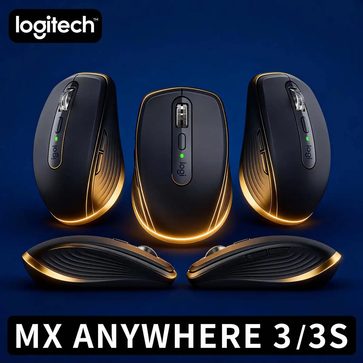 

Компактная мышь Logitech MX Anywhere 3S, эргономичный дизайн, перезаряжаемая, с быстрым прокруткой для портативных ПК Mac