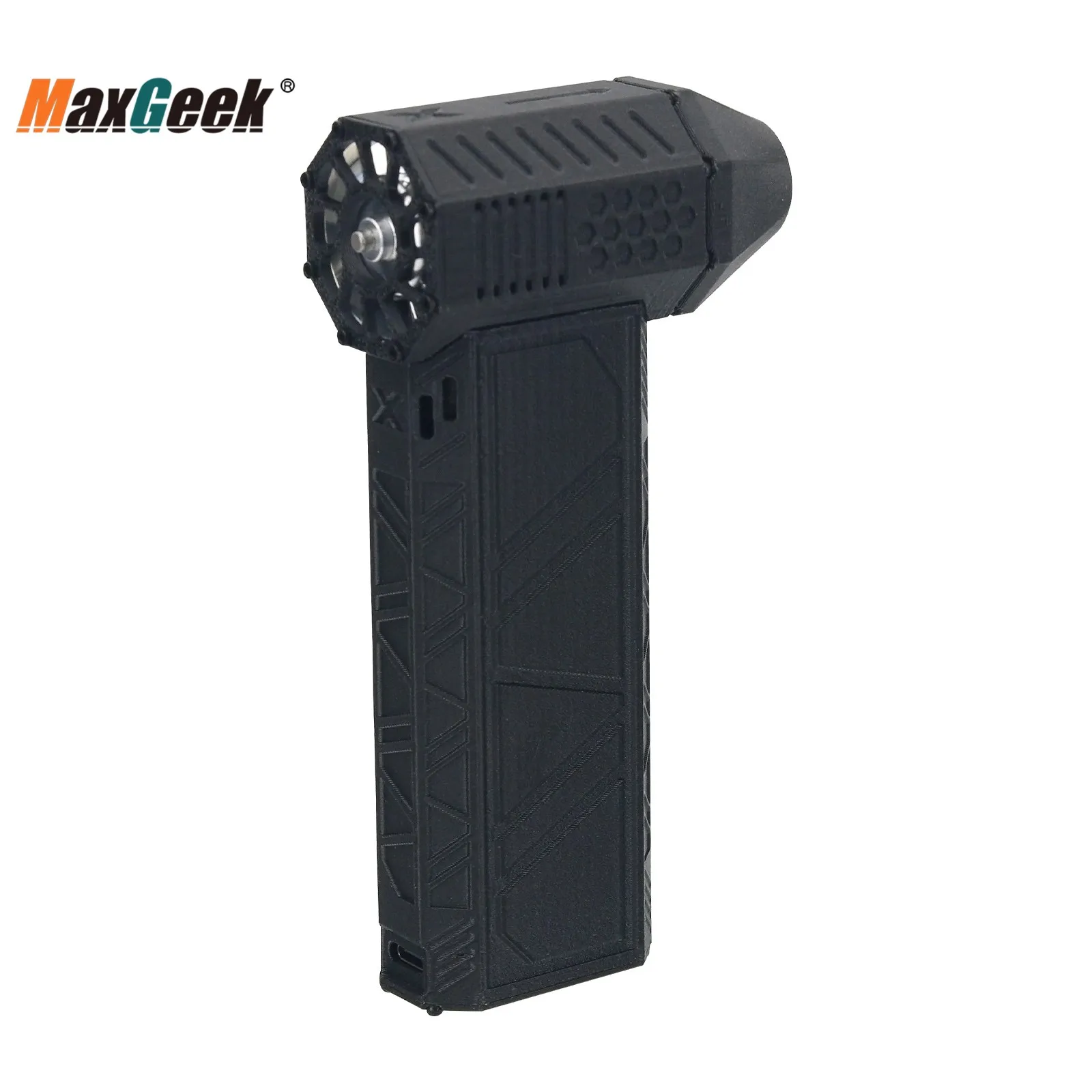 Maxgeek kipas Turbo Mini 45 m/s, kipas pendingin portabel, tipe isi ulang dirancang dengan bagian bom air