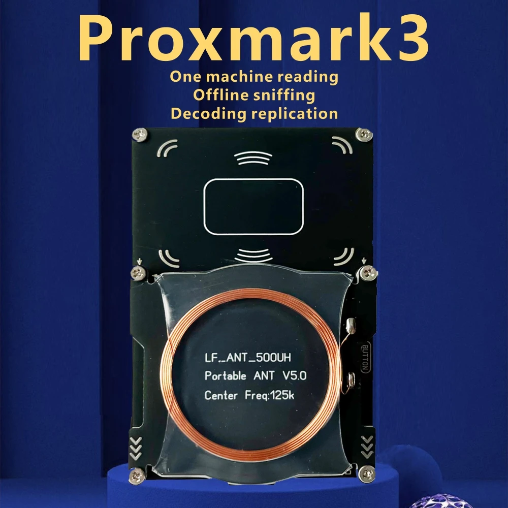 Proxmark3 5.0 RFID Card Reader Writer Kit 512M SPI FLASH, IC ID Key Copier Decoder UID S50 RFID Programmer Duplicator Access Con